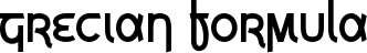 Grecian Formula font