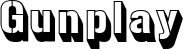 Gunplay font