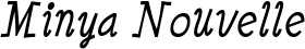 Minya Nouvelle font