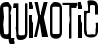 Quixotic font