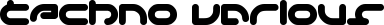techno various font