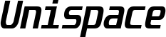Unispace font