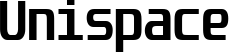 Unispace font