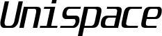 Unispace font