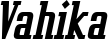 Vahika font