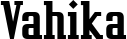 Vahika font