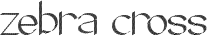 zebra cross font