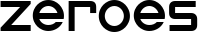Zeroes font