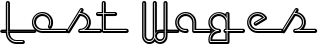 Lost Wages font