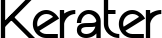 Kerater font