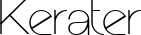 Kerater font