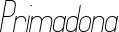 Primadona font