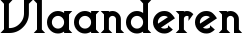 Vlaanderen font