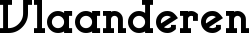 Vlaanderen font