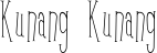 Kunang Kunang font