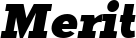 Merit font