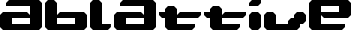 Ablattive font