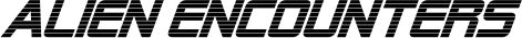 Alien Encounters font