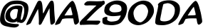 AmazGoDa font