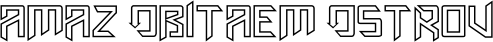 Amaz Obitaem Ostrov font