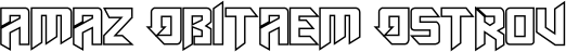 Amaz Obitaem Ostrov font