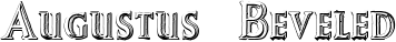 Augustus Beveled font