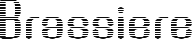 Brassiere font
