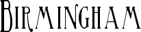 Birmingham font
