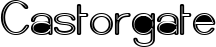 Castorgate font