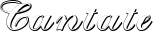 Cantate font