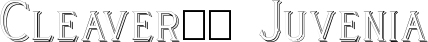 Cleaver’s Juvenia font