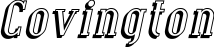 Covington font