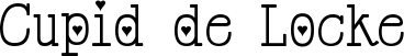 Cupid de Locke font