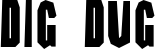 Dig Dug font