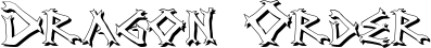 Dragon Order font