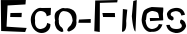 Eco-Files font