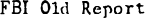 FBI Old Report font