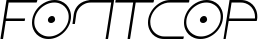 Fontcop font