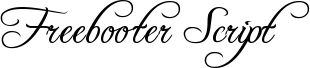 Freebooter Script font