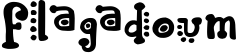 Flagadoum font