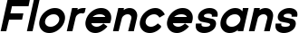 Florencesans font