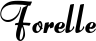 Forelle font