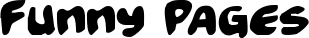 Funny Pages font