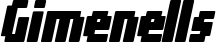 Gimenells font