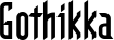 Gothikka font