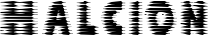 Halcion font