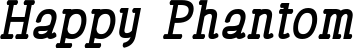 Happy Phantom font