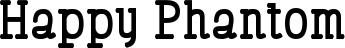 Happy Phantom font