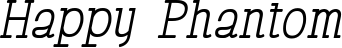 Happy Phantom font