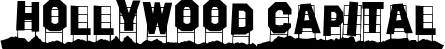 Hollywood Capital font
